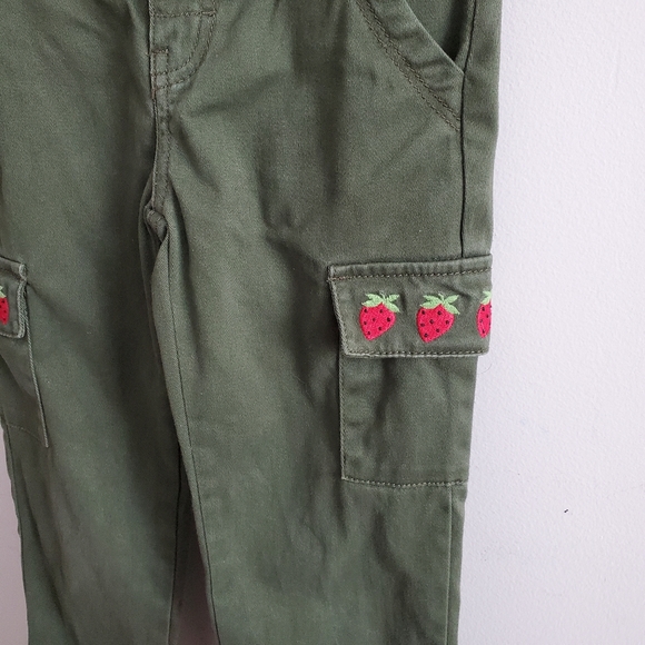 Gymboree Green Cargo Pants Size 7 - Picture 4 of 6